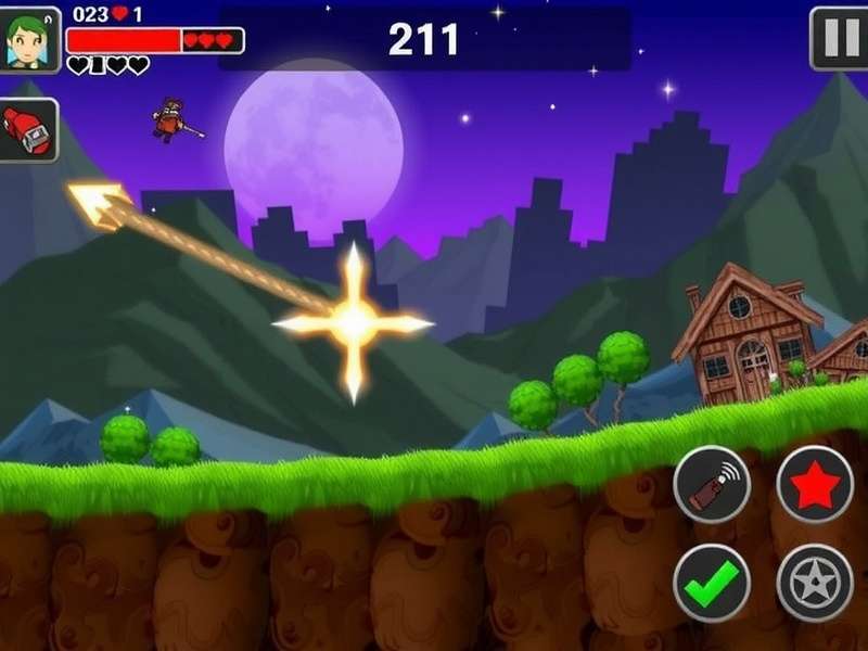 Methi Power Duel Mobile Controls - Virtual Joystick and Spell Buttons with Fenugreek Icons